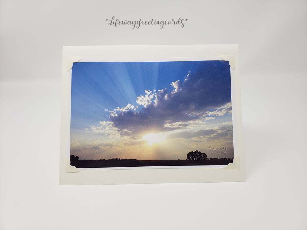 Sun Burst ~ Blank Card