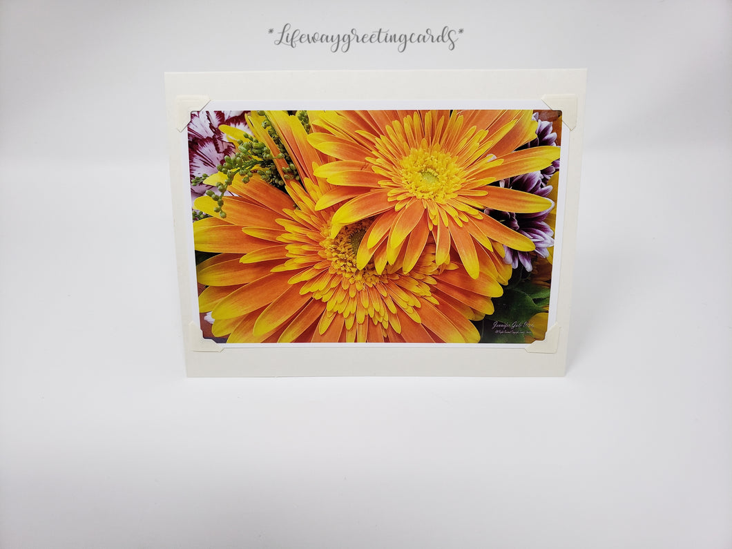 Daisy Bouquet~ Blank Card