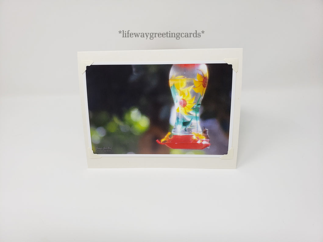 Sweet Hummer Day ~ Blank Card