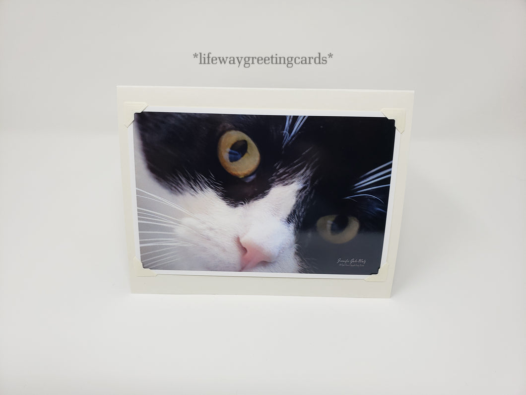 Up Close ~ Blank Card