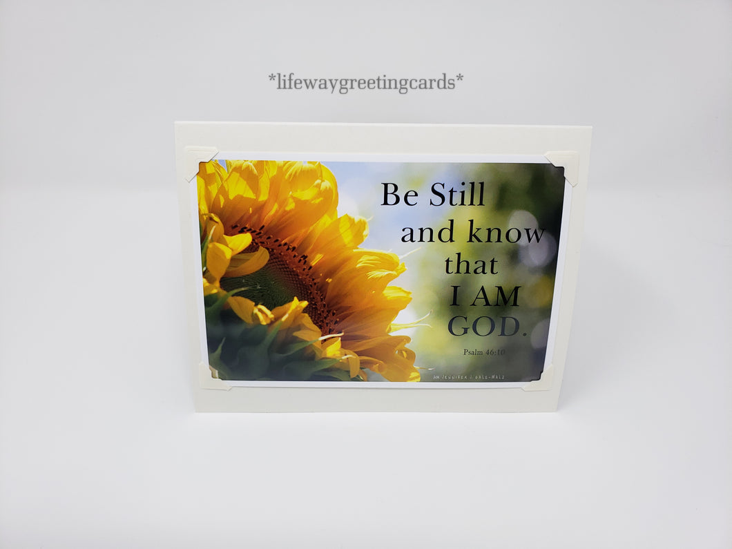 Be Still and Know ~ Blank Card
