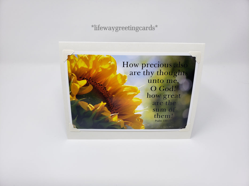 How Precious Are Thy Thoughts ~ Blank Card