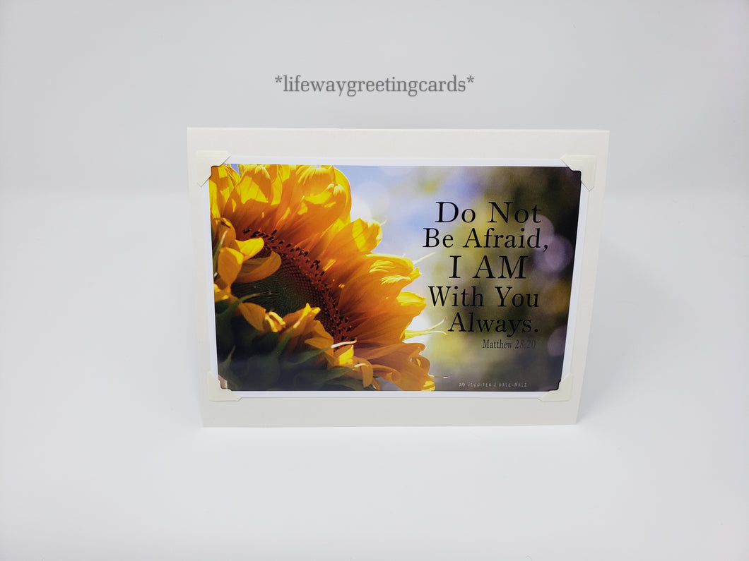 Do Not Be Afraid ~ Blank Card