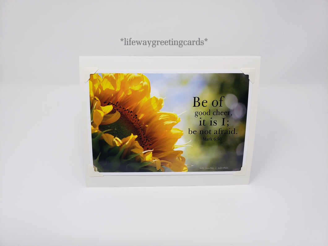 Be Of Good Cheer ~ Blank Card