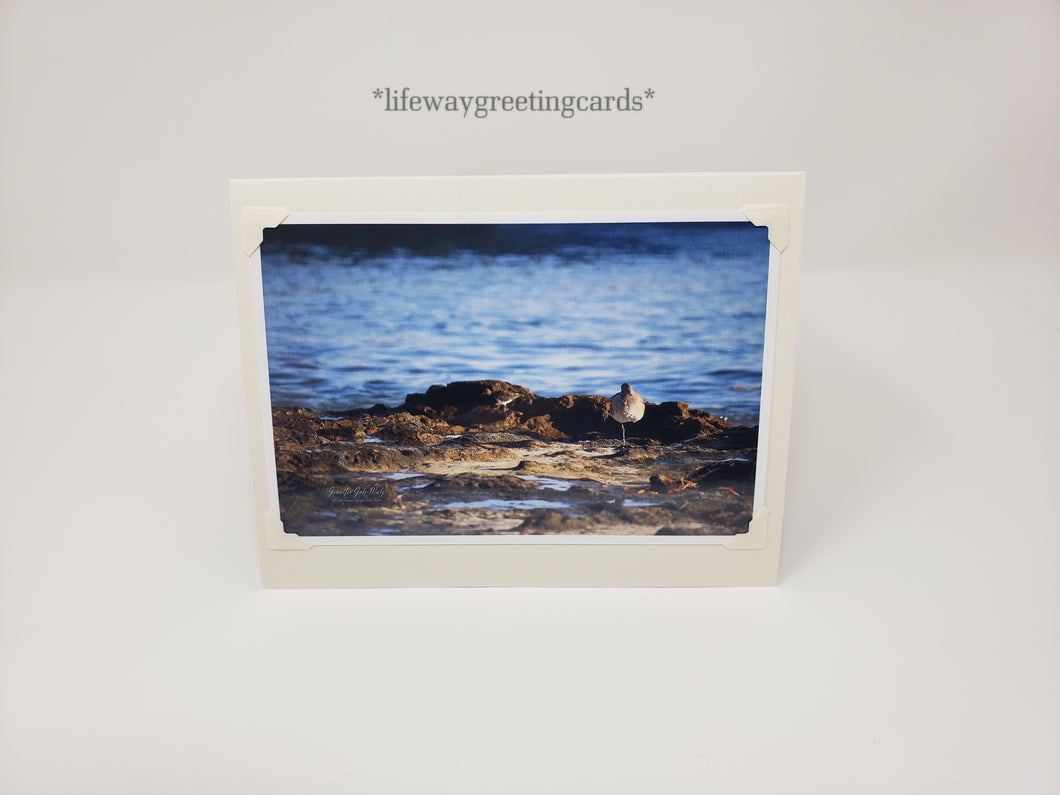 Shoreline Solitude ~ Blank Card