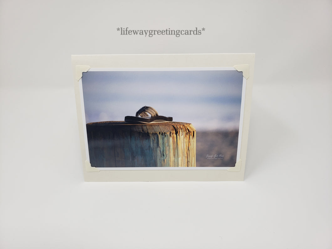 Sandal Up ~ Blank Card
